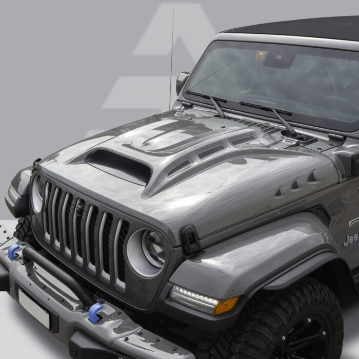 Pickup Attitude Capot Jeep Argent Metal (jp-hd206) Capot Jeep Argent Metal (jp-hd206)