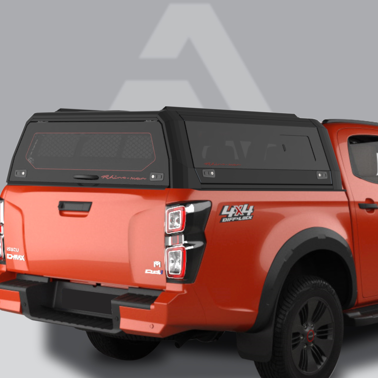 Pickup Attitude Hardtop-rhinoman-x-treme-isuzu-d-max Hardtop-rhinoman-x-treme-isuzu-d-max