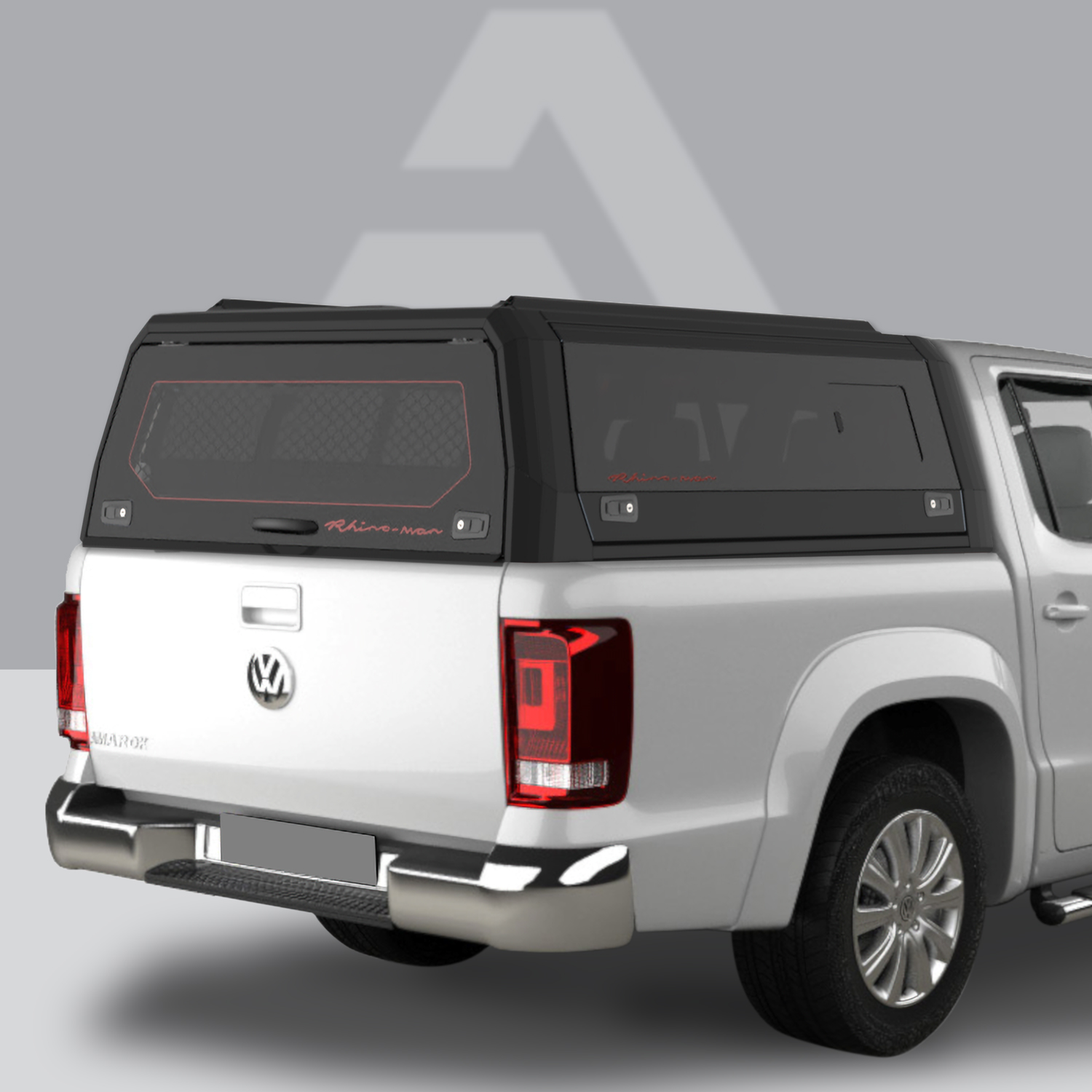 Pickup Attitude Hardtop Rhinoman X-treme Volkswagen Amarok 2023+ Noir Hardtop Rhinoman X-treme Volkswagen Amarok 2023+ Noir