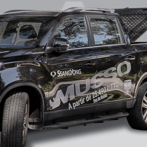 Pickup Attitude Marche Pied Ssangyong Noir (ssg3-mp3) Marche Pied Ssangyong Noir (ssg3-mp3)
