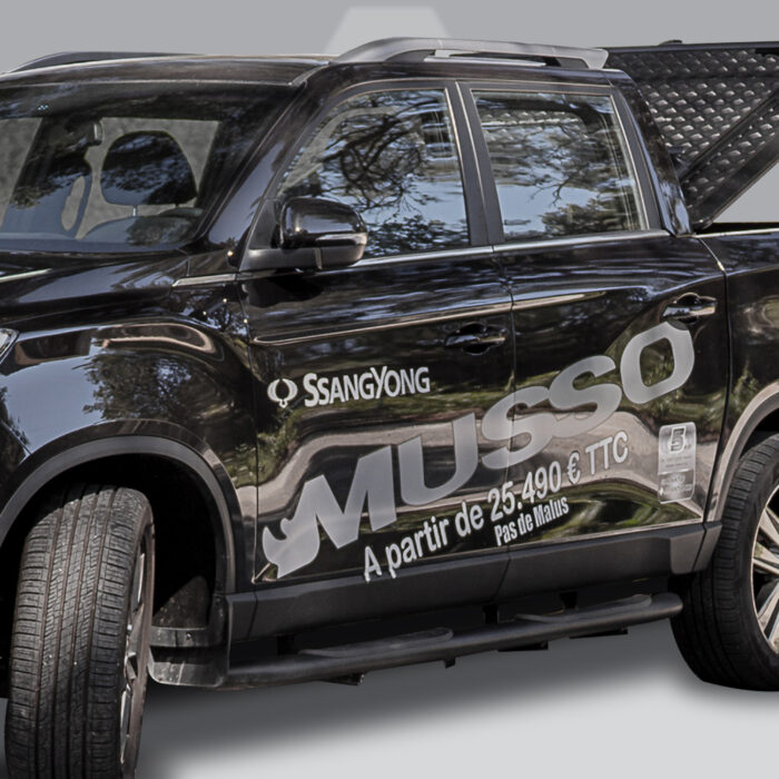 Pickup Attitude Marche Pied Ssangyong Noir (ssg3-mp3) Marche Pied Ssangyong Noir (ssg3-mp3)