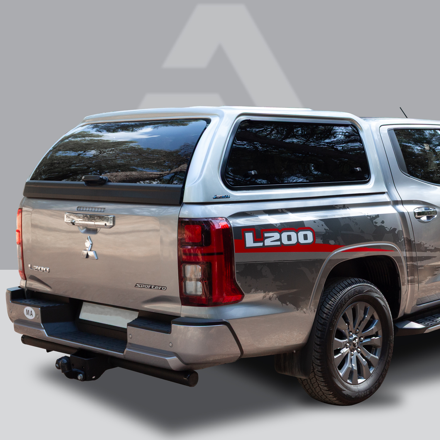 Pickup Attitude Hardtop Mitsubishi L200 2024+ Trois Quart (m6-ak-ht1vp-u33) Hardtop Mitsubishi L200 2024+ Trois Quart (m6-ak-ht1vp-u33)