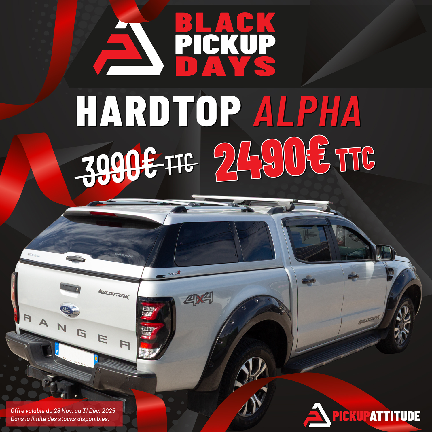 Pickup Attitude Promotion Hardtop Black Pickup Days Hardtop Aeroklas F3-ht1lux - F3-ht2lux Modifie-deux Promotion Hardtop Black Pickup Days Hardtop Aeroklas F3-ht1lux - F3-ht2lux Modifie-deux