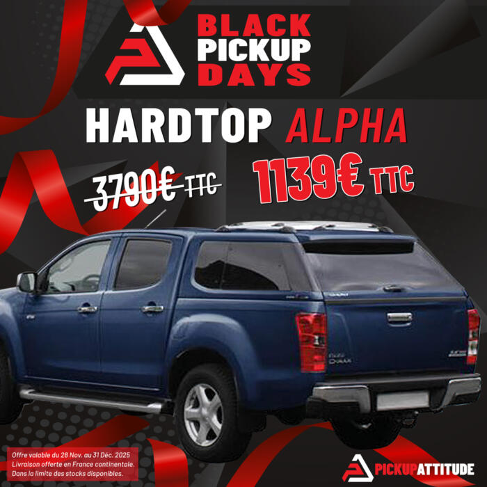 hardtop alpha I3-HT1LUX black pickupdays.