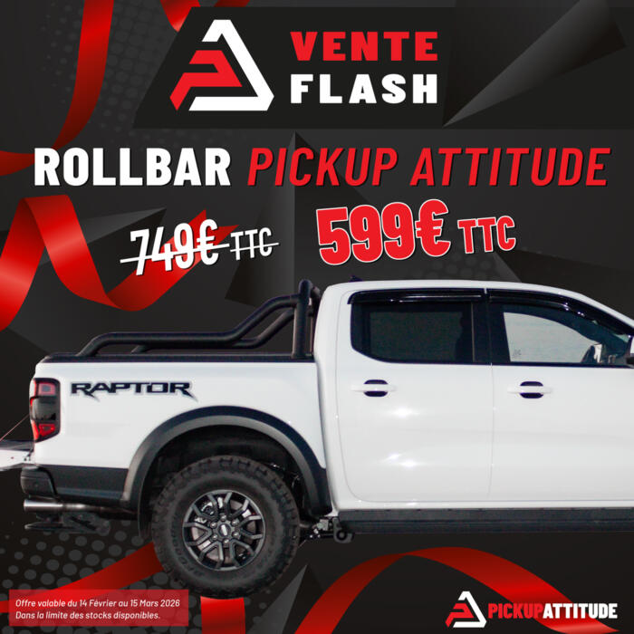 Roll bar pickup attitude (F6-RL) vente flash