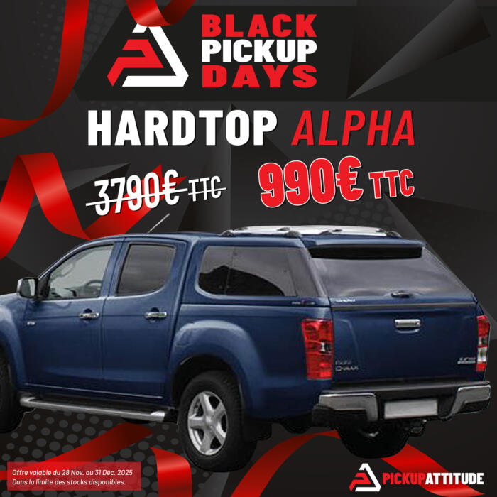 hardtop alpha I3-HT1LUX black pickupdays.