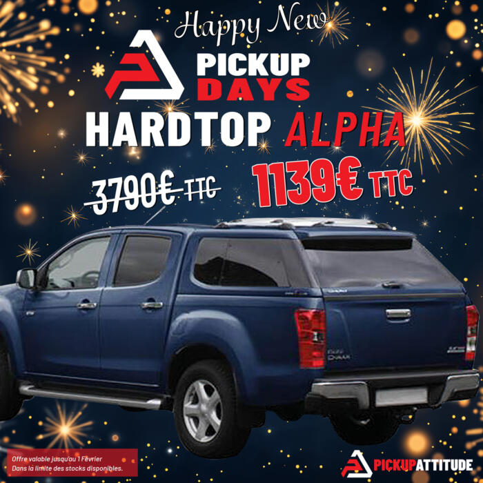 hardtop alpha I3-HT1LUX black pickupdays.