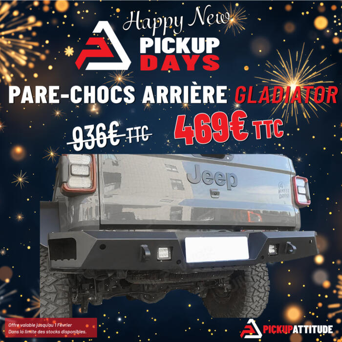 pare-chocs arriere gladiator (JP-JT011)